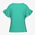 TwoDay meisjes T-shirt groen met glitter hartjes 2