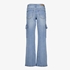 TwoDay dames cargo jeans lichtblauw 2