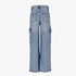 TwoDay  meisjes cargo jeans lichtblauw 2