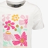 TwoDay meisjes T-shirt met bloemen wit 3