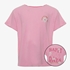 Meisjes T-shirt roze met backprint