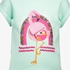 TwoDay meisje T-shirt mintgroen met flamingo 3