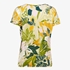 TwoDay dames T-shirt met bloemenprint groen geel 2