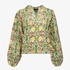 TwoDay dames mousseline blouse groen met print