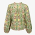 TwoDay dames mousseline blouse groen met print 2