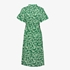 TwoDay lange dames blousejurk groen met print 2