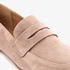 Hush Puppies suede dames loafers beige 6