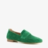 Hush Puppies suede dames loafers groen 1