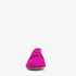 Hush Puppies suede dames loafers fuchsia roze 2