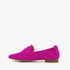 Hush Puppies suede dames loafers fuchsia roze 3