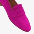 Hush Puppies suede dames loafers fuchsia roze 6