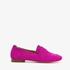 Hush Puppies suede dames loafers fuchsia roze 7