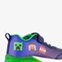Minecraft kinder sneakers met lichtjes blauw 6