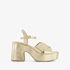 ONLY Shoes dames sandalen met hak goud 7