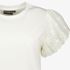 TwoDay dames T-shirt met broderie mouwtjes wit 3