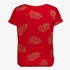 TwoDay dames T-shirt met bladerenprint rood 2