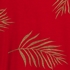 TwoDay dames T-shirt met bladerenprint rood 3