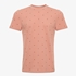 Heren T-shirt met print roze