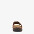 Van Beers leren heren slippers bruin 4