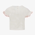 TwoDay cropped meisjes T-shirt wit met knoop 2