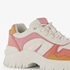 Supercracks dames dad sneakers wit roze 6