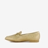 Tamaris dames loafers met pailletten goud 2