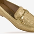 Tamaris dames loafers met pailletten goud 6