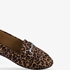 Nova dames loafers bruin luipaardprint 6