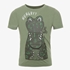Jongens T-shirt met krokodil groen