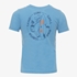TwoDay jongens T-shirt met smiley blauw 2