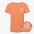 Unsigned jongens T-shirt met backprint oranje