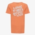 Unsigned jongens T-shirt met backprint oranje 2