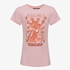 Meisjes T-shirt met tijger lichtroze