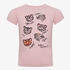 Meisjes T-shirt met tijgers lichtroze