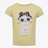 Meisjes T-shirt met kat geel