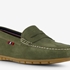 Hush Puppies leren dames mocassins groen 6