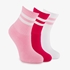 3 paar kinder sokken roze wit 1