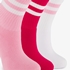 3 paar kinder sokken roze wit 2