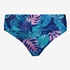 Osaga dames bikinibroekje met overslag print blauw