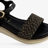 Tamaris dames sandalen met gouden details 6