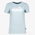 Puma Essential Logo dames sport T-shirt blauw 1