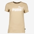 Puma Essentials Logo dames T-shirt beige 1