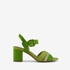 Nova dames sandalen met hak groen 7
