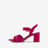 Nova dames sandalen met hak roze rood 3