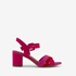 Nova dames sandalen met hak roze rood 7