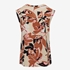 TwoDay dames top met print roze beige 2