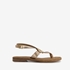 Harper leren dames sandalen goud 7