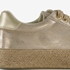 Blue Box dames sneakers met jute zool goud 6