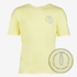 Heren T-shirt met backprint geel