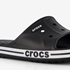 Crocs Bayaband Slide heren slippers zwart wit 6